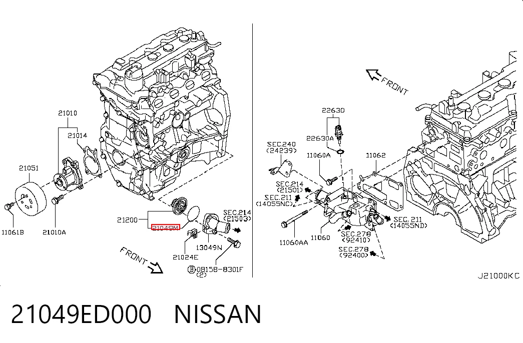 21049ED000 Nissan/Infiniti 