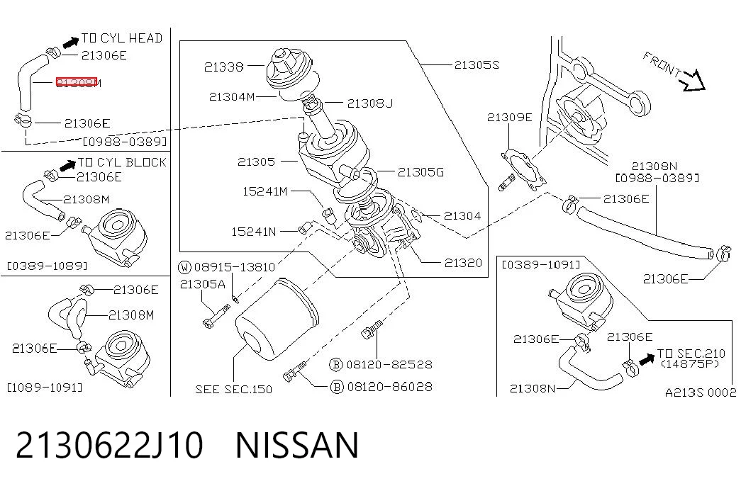 2130622J10 Nissan/Infiniti