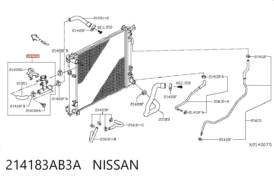 214183AB3A Nissan/Infiniti 