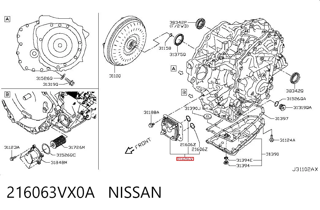 Радиатор охлаждения АКПП 3S115004 AND