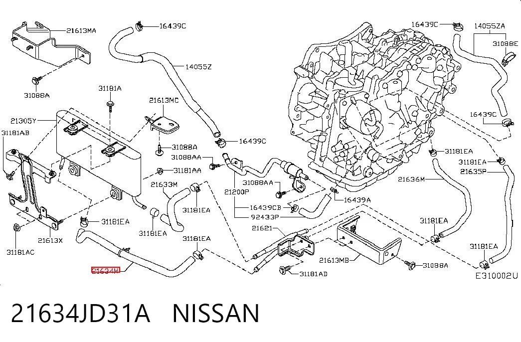 21634JD31A Nissan/Infiniti