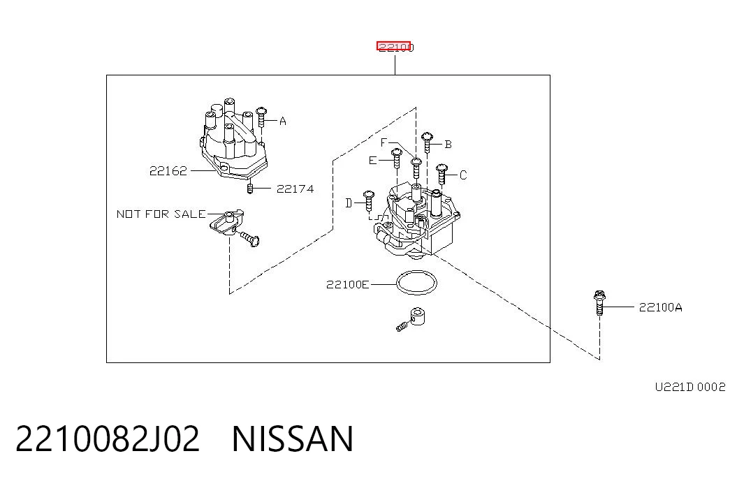 Привод распределителя зажигания Nissan Primera седан (P11) (1996 - 2002) цена, от 89.50 USD