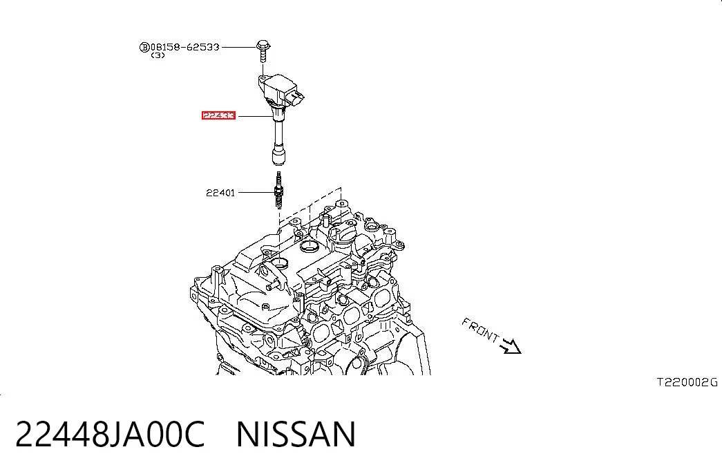 22448JA00C Nissan/Infiniti Катушка зажигания