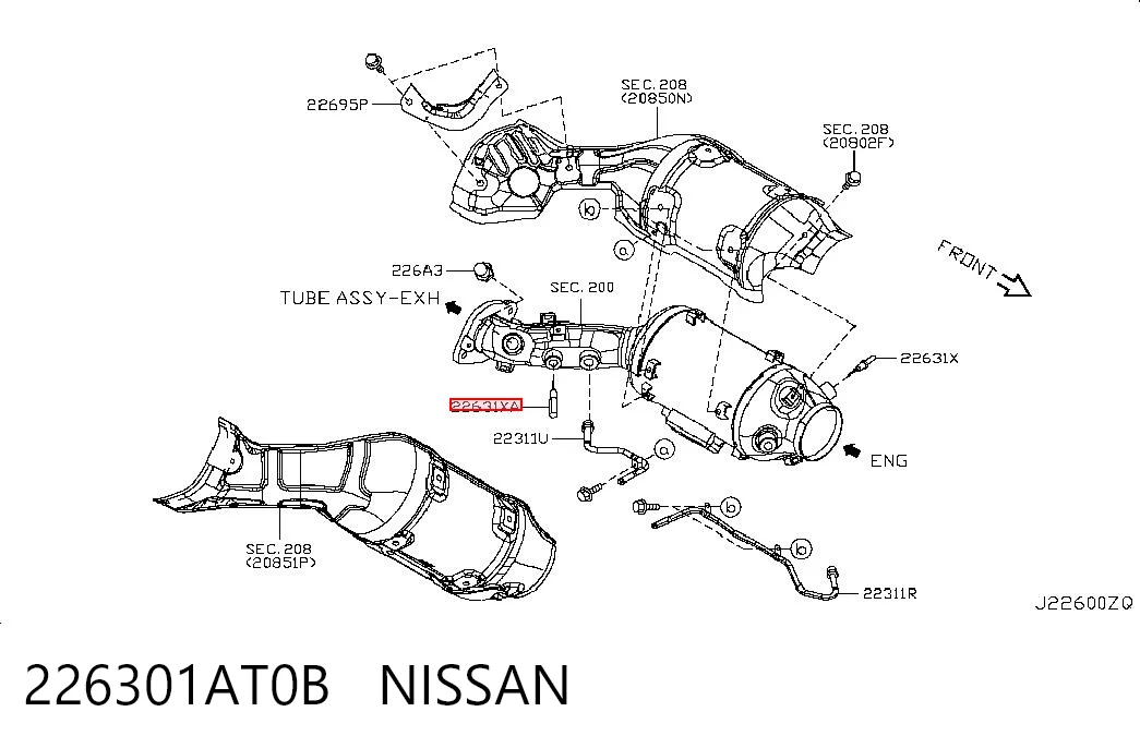 226301AT0B Nissan/Infiniti