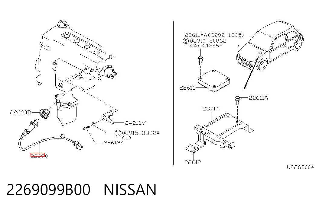 2269099B00 Nissan/Infiniti 