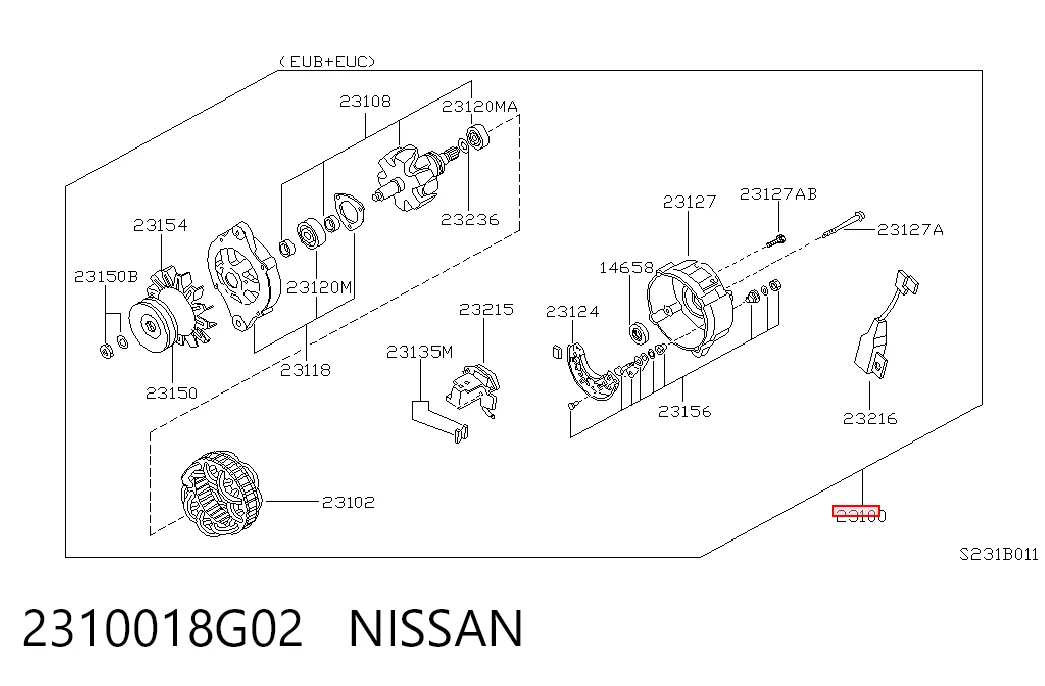 Генератор LR146741 Land Rover