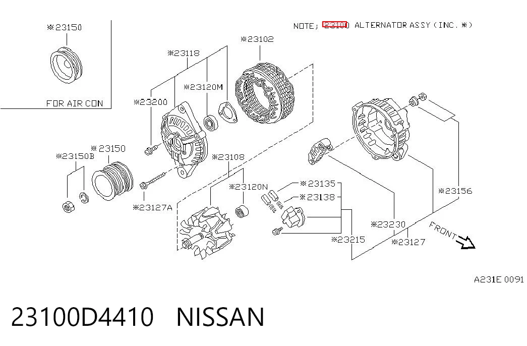 Автомобильный генератор Mitsubishi A2T48272 цена, от 90.49 USD