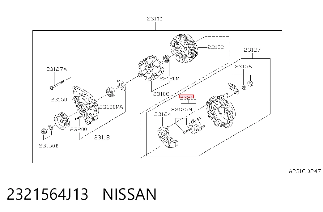 Реле-регулятор напряжения на Nissan Sunny III N14