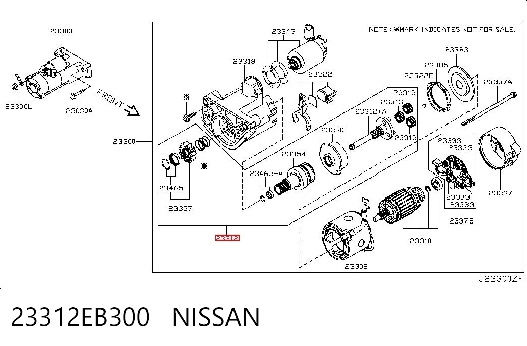 23312EB300 Nissan/Infiniti