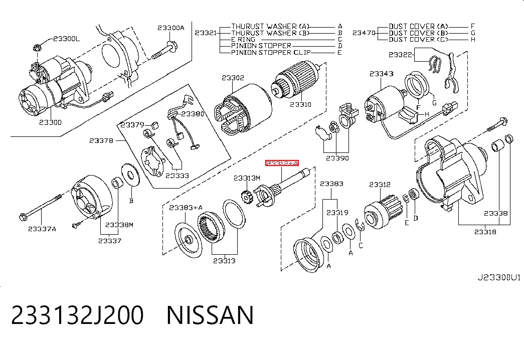 233132J200 Nissan/Infiniti