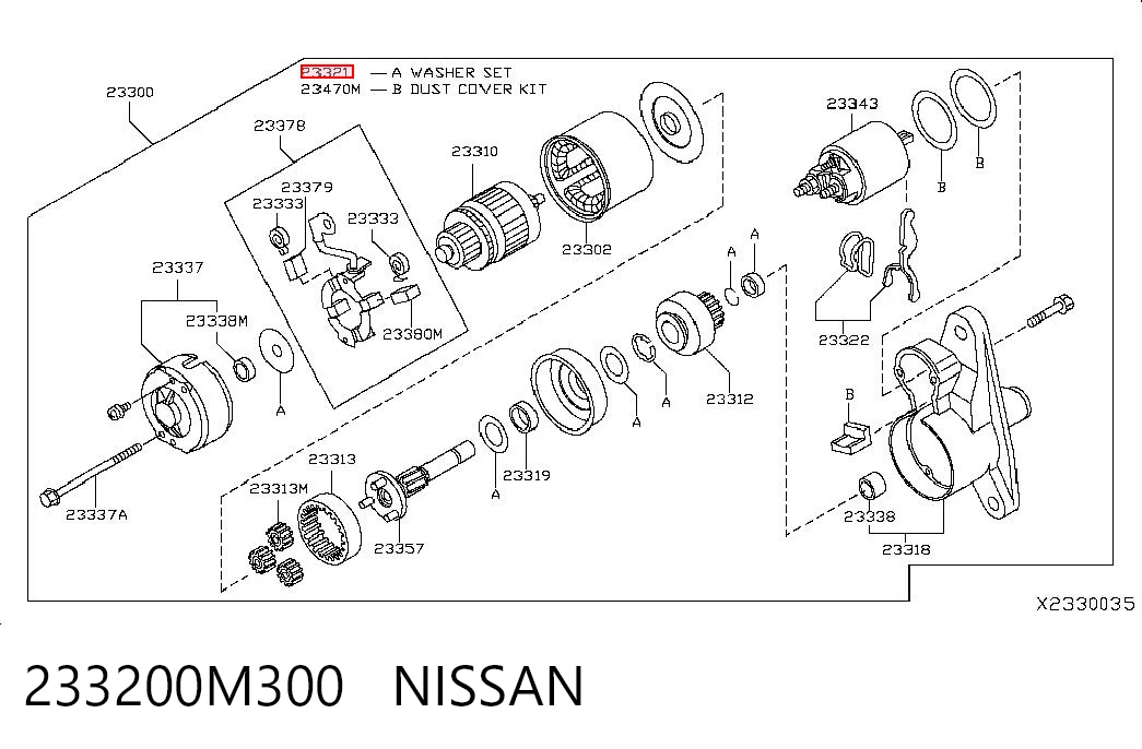 233200M300 Nissan/Infiniti