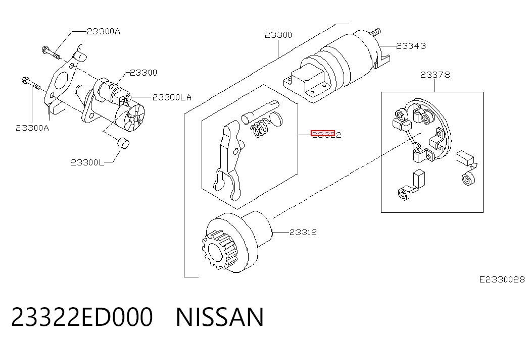 23322ED000 Nissan/Infiniti