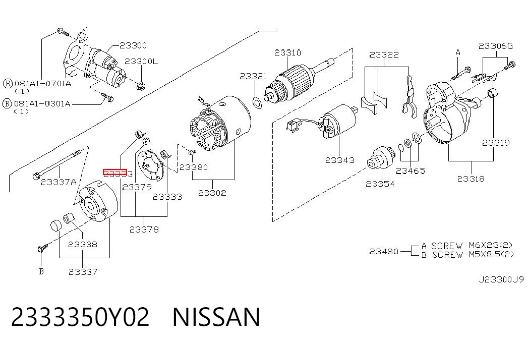 2333350Y02 Nissan/Infiniti
