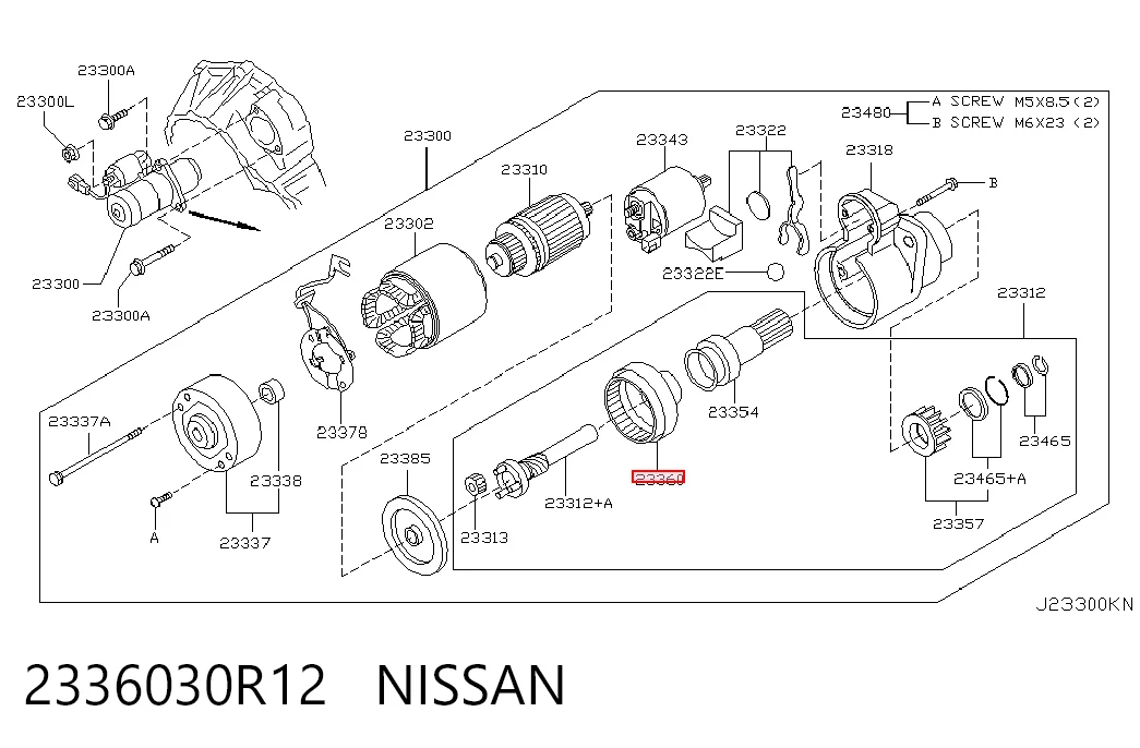 2336030R12 Nissan/Infiniti