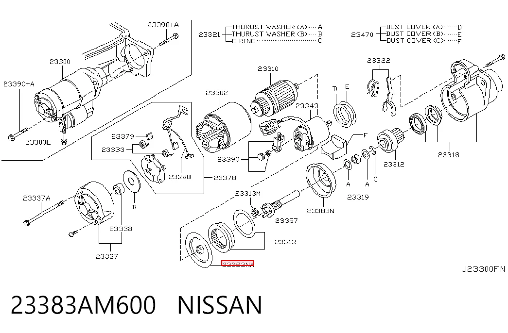 23383AM600 Nissan/Infiniti