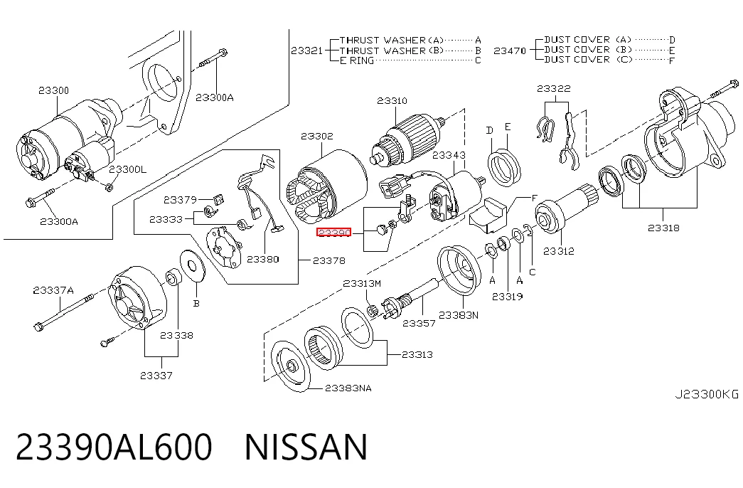 23390AL600 Nissan/Infiniti