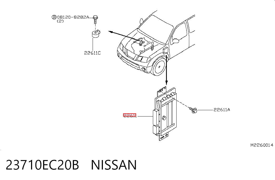 ЭБУ двигателем Nissan Pathfinder внедорожник (R51M) (2005 - 2012) цена, от 59.32 USD