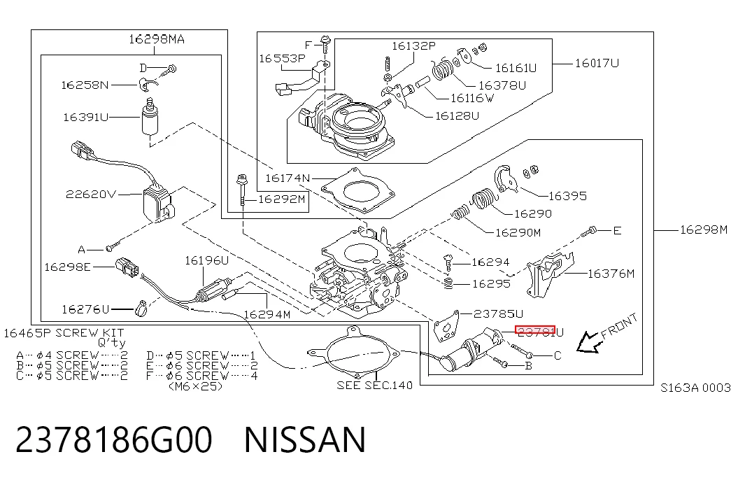  Регулятор холостого хода Nissan Terrano 2