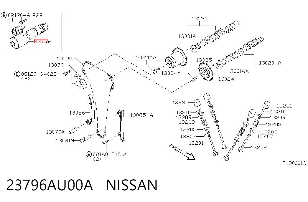  Клапан фазорегулятора Nissan Almera 2