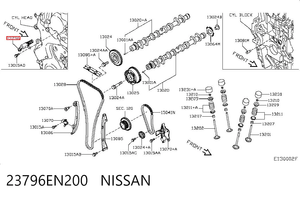 Электромагнитный клапан фазорегулятора Nissan Qashqai I внедорожник (J10) (2006 - 2013) цена, от 41.25 USD