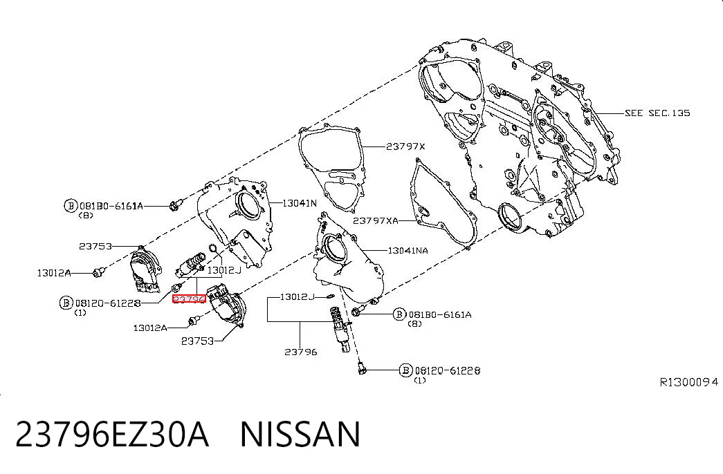 23796EZ30A Nissan/Infiniti Клапан положения фаз распредвала