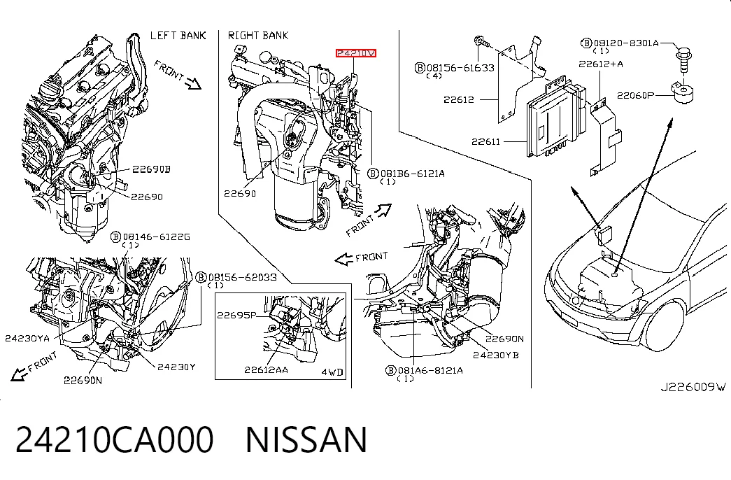 24210CA000 Nissan/Infiniti