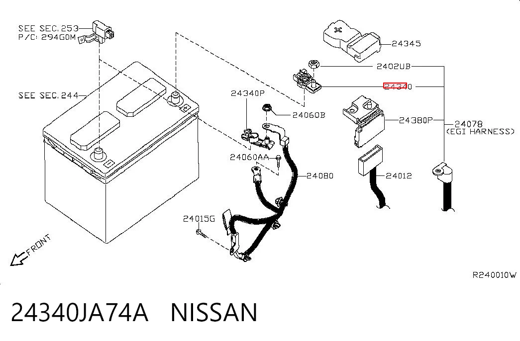 24340JA74A Nissan/Infiniti 