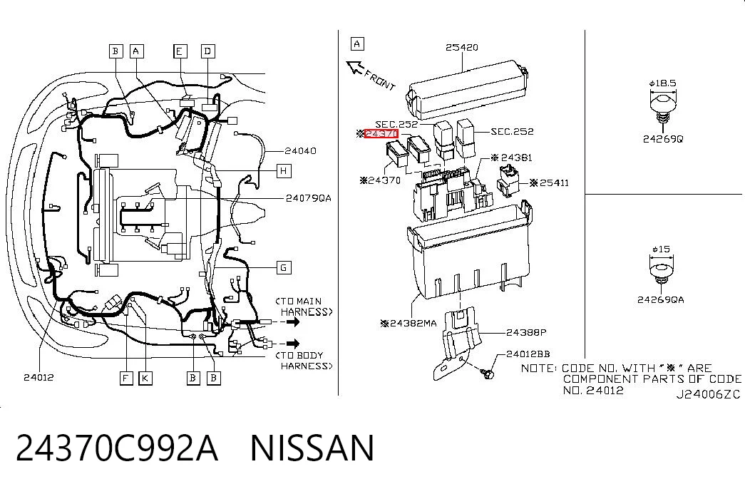 24370C992A Nissan/Infiniti 