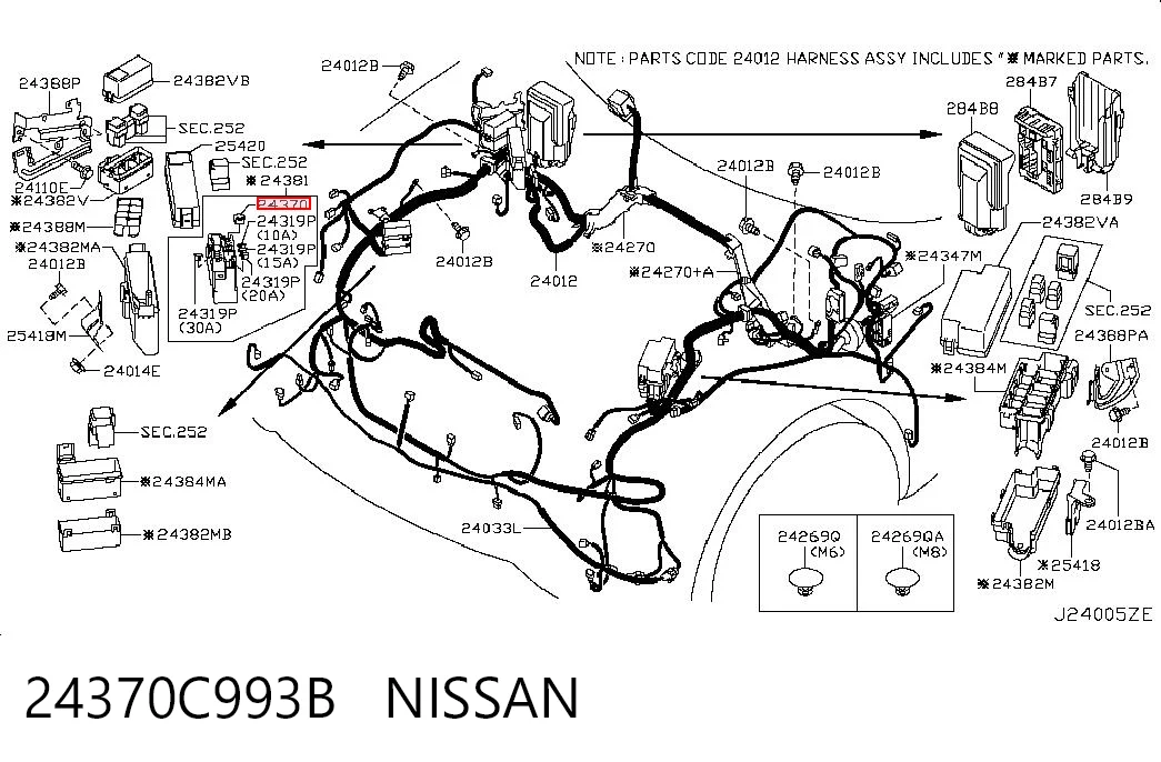 24370C993B Nissan/Infiniti 