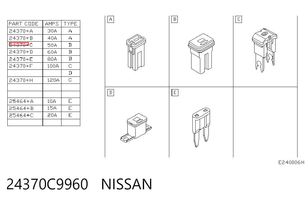 24370C9960 Nissan/Infiniti 