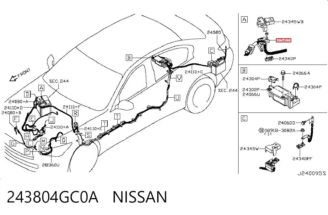 243804GC0A Nissan/Infiniti 