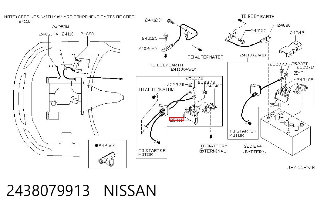 2438079913 Nissan/Infiniti 