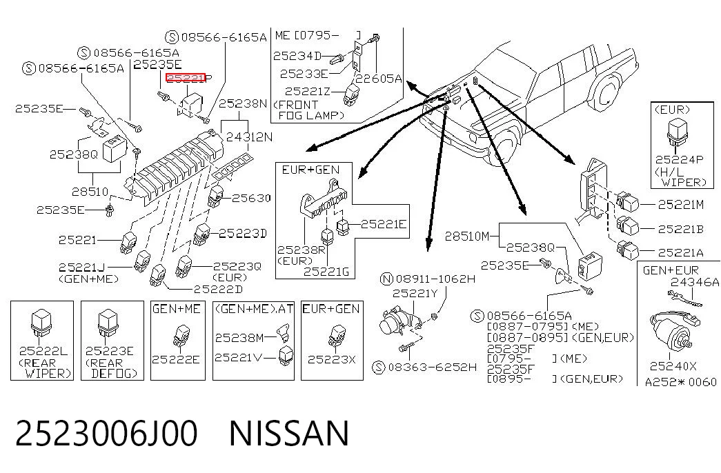 2523006J00 Nissan/Infiniti