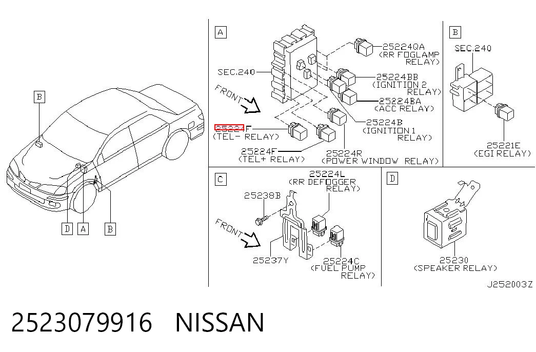 2523079916 Nissan/Infiniti 
