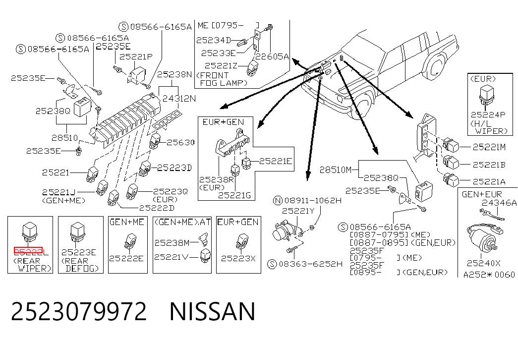 2523079972 Nissan/Infiniti 