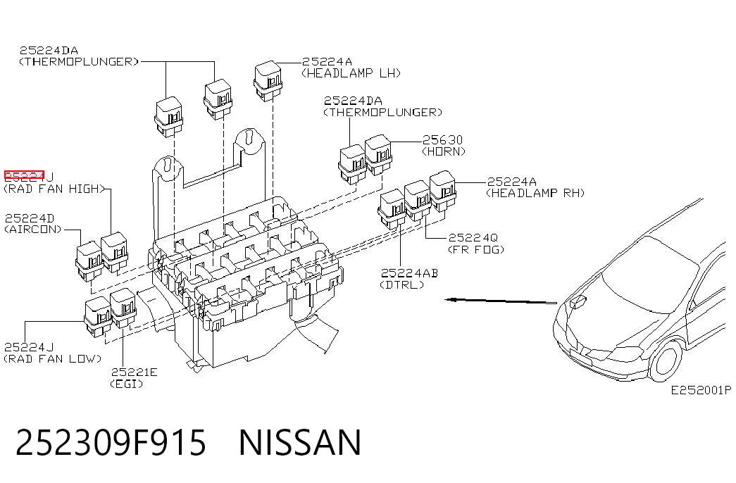 Блок управления вентилятором на Nissan JUKE JPN F15