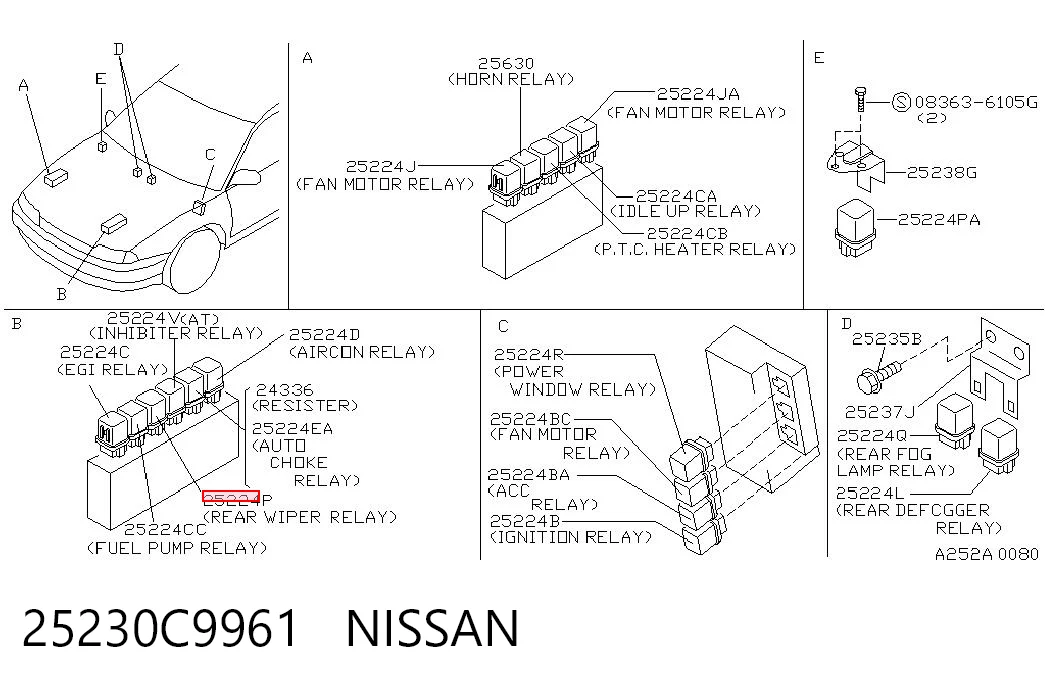 25230C9961 Nissan/Infiniti 