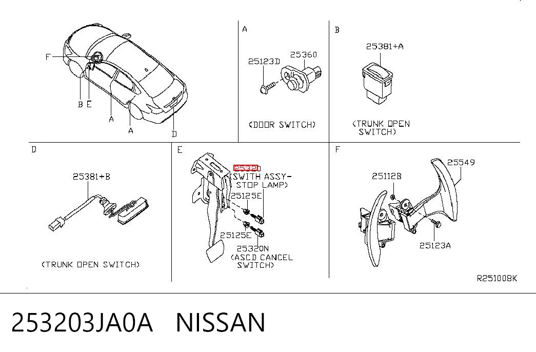 253203JA0A Nissan/Infiniti 
