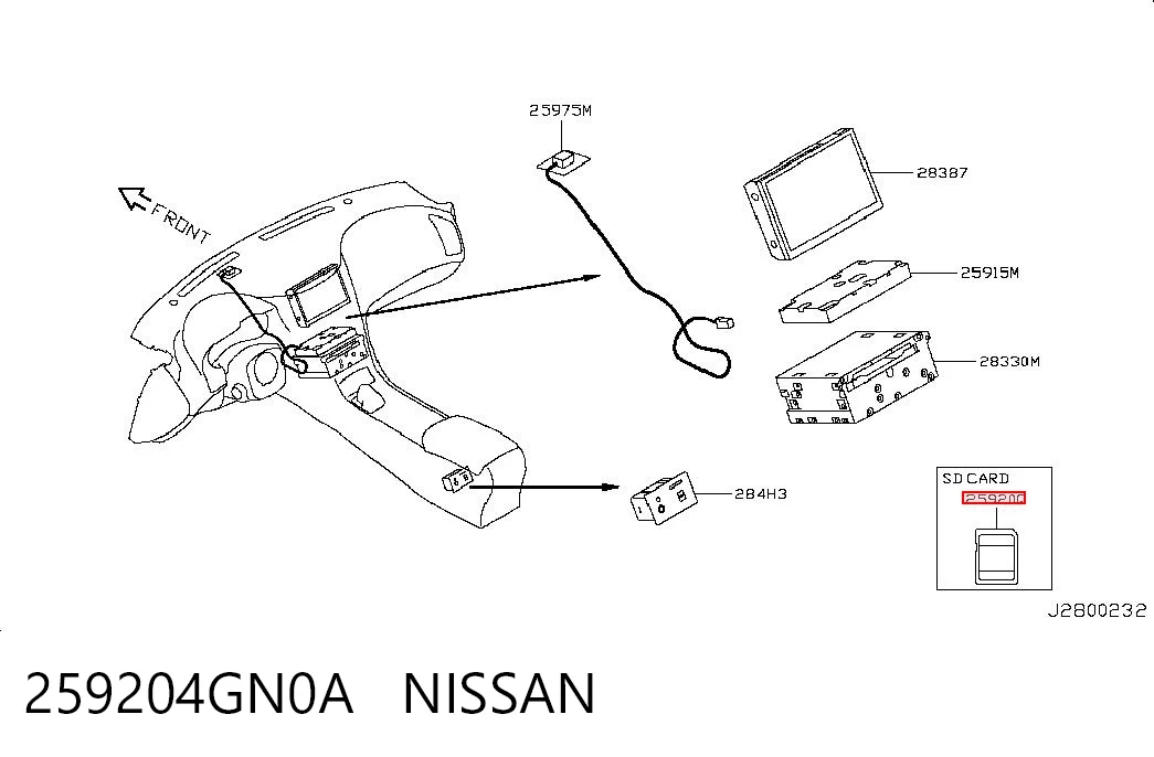 259204GN0A Nissan/Infiniti