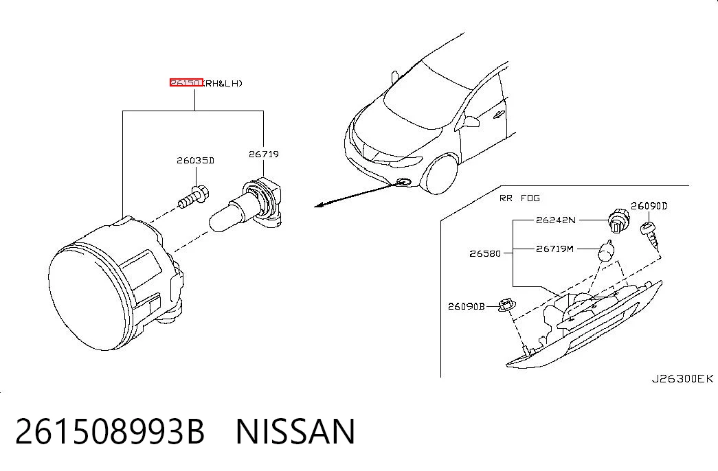 Фары противотуманные Renault (RVI) B615089928
