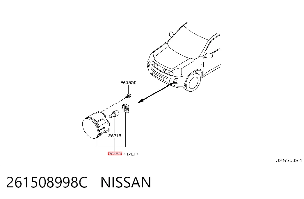 Купить B615089928 Renault (RVI) Туманки