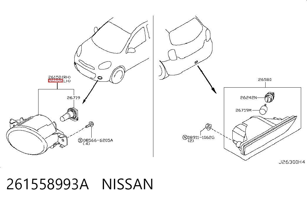 Левая противотуманная фара Renault (RVI) 89206431