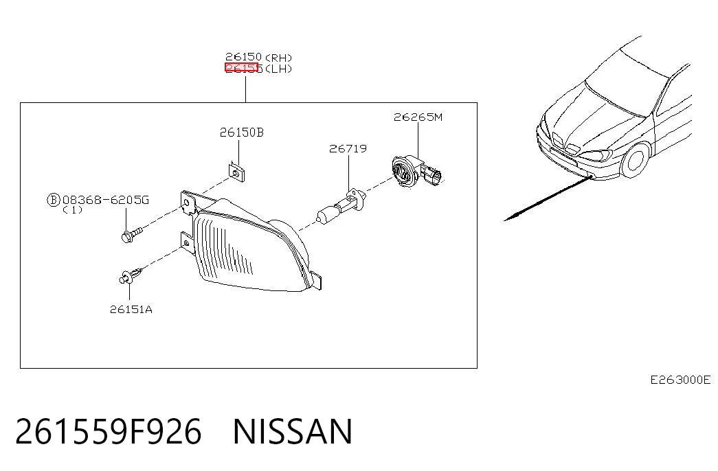 261559F926 Nissan/Infiniti