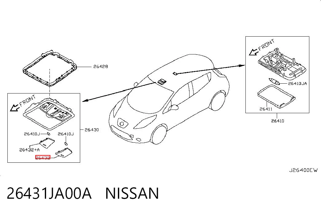 26431JA00A Nissan/Infiniti 