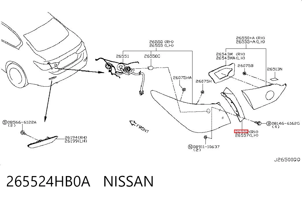 265524HB0A Nissan/Infiniti
