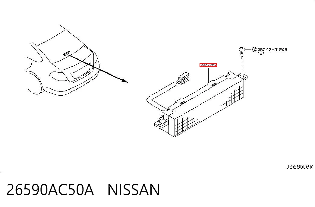 26590AC50A Nissan/Infiniti 