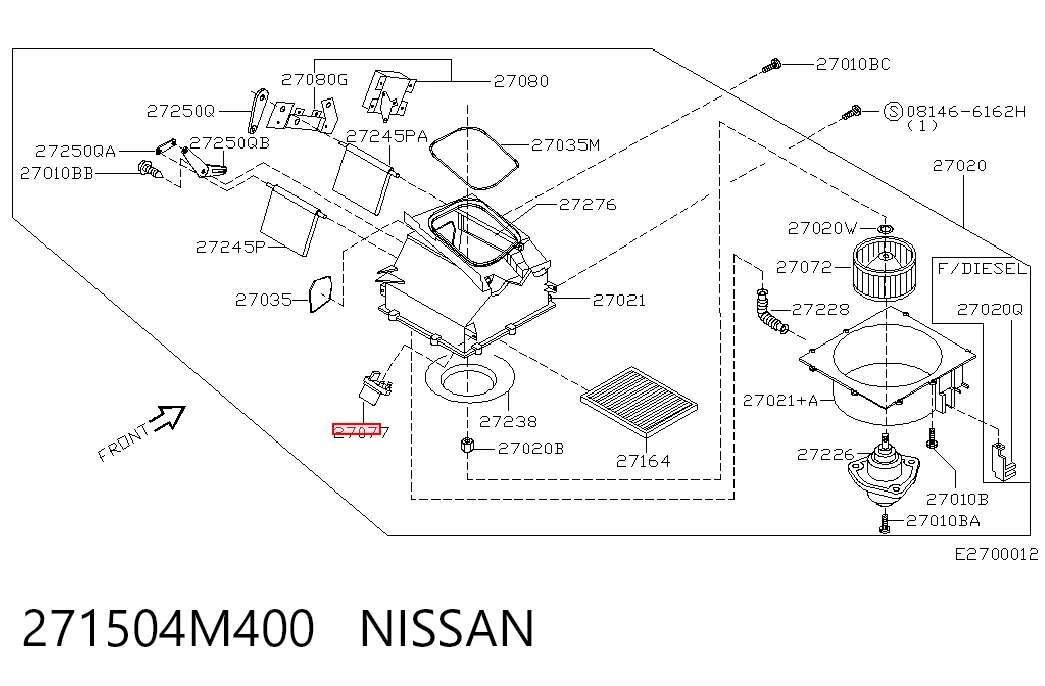 Реле отопителя Nissan Almera II седан (N16) (2000 - 2006) цена, от 14.68 USD