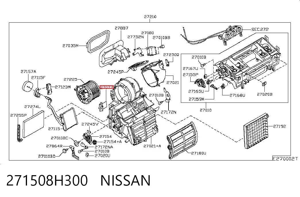  Резистор печки Nissan Almera 2