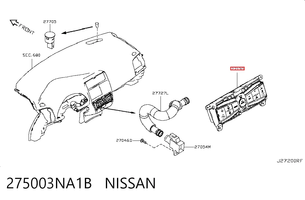 Регулятор вентилятора отопителя Nissan LEAF I хэтчбек (ZE0) (2010 - 2012) цена, от 17.98 USD