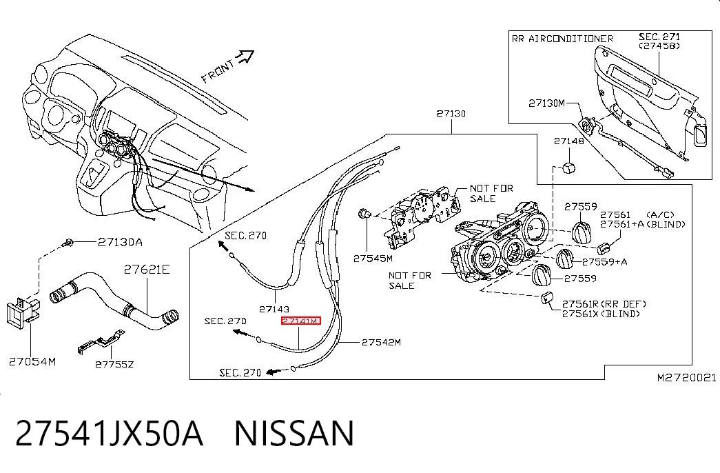 27541JX50A Nissan/Infiniti